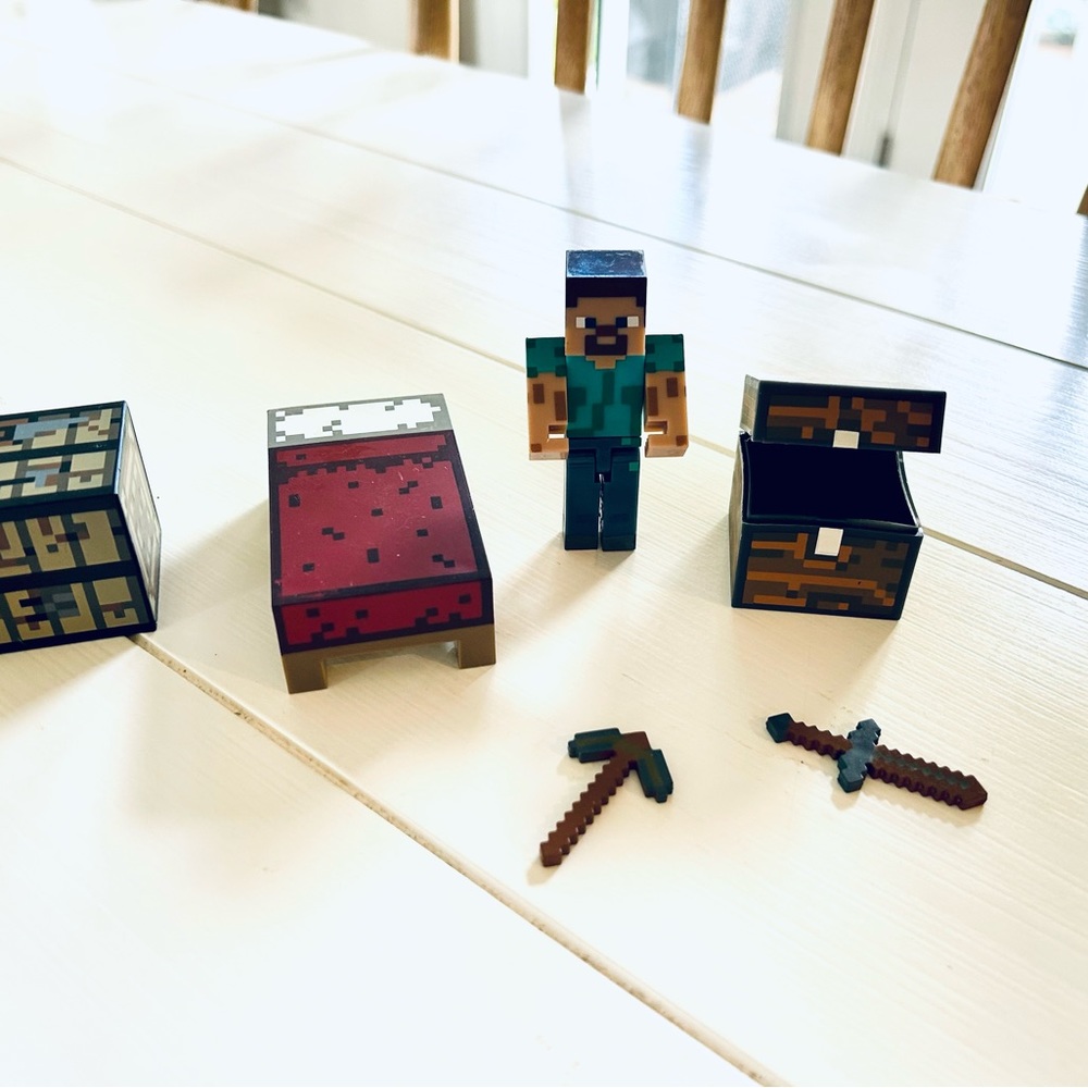 Minecraft Survival Pack Action Figure Set